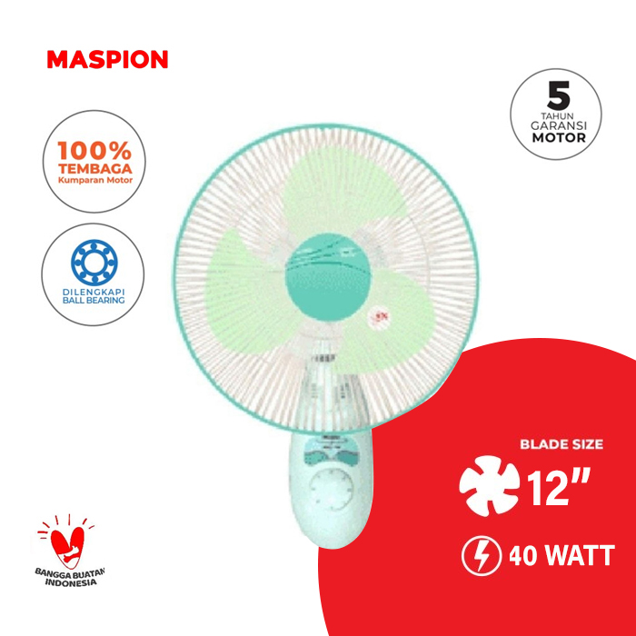 Maspion Wall Fan 12" - MWF31K